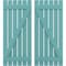 Ekena Millwork Americraft 6-Board (2 Batten) Wood Spaced Board-n-Batten Shutters w/ Z-Bar, ARW102SB623X77PTH, PR ARW102SB623X77PTH - alternate 1